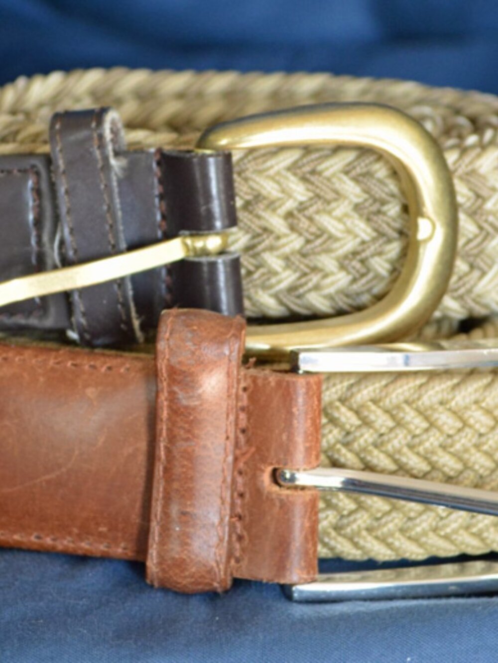 2 webbed belts